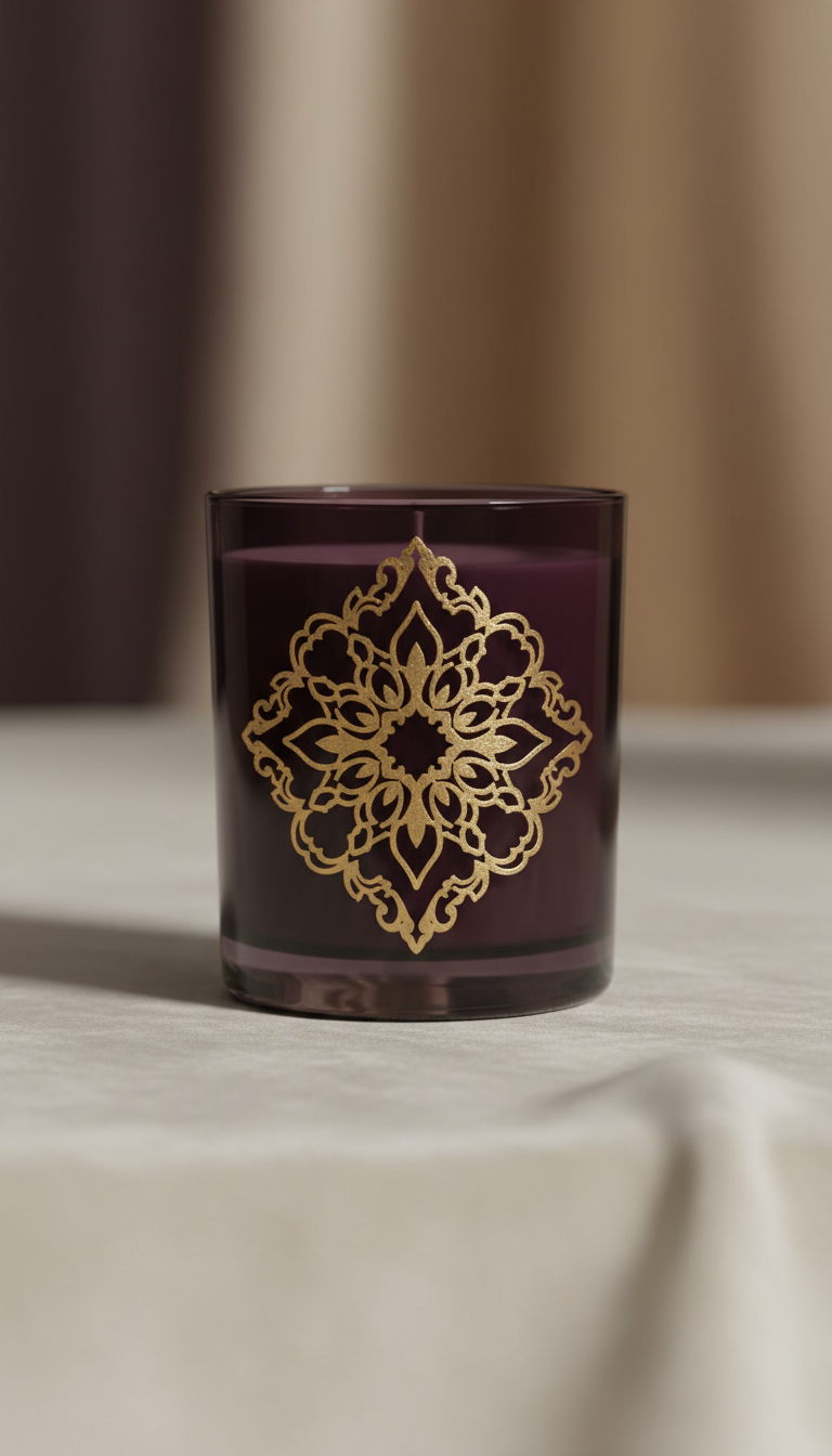 Imperial Aubergine soy wax candle