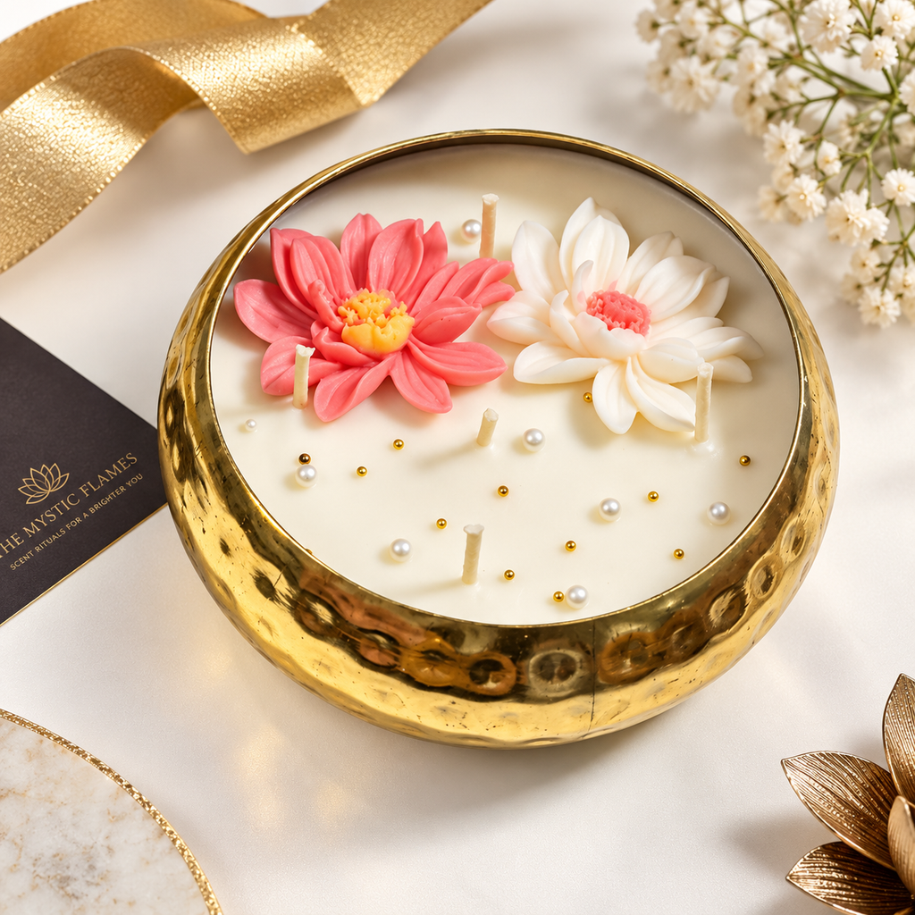Lotus Élégance Candle- A statement Piece