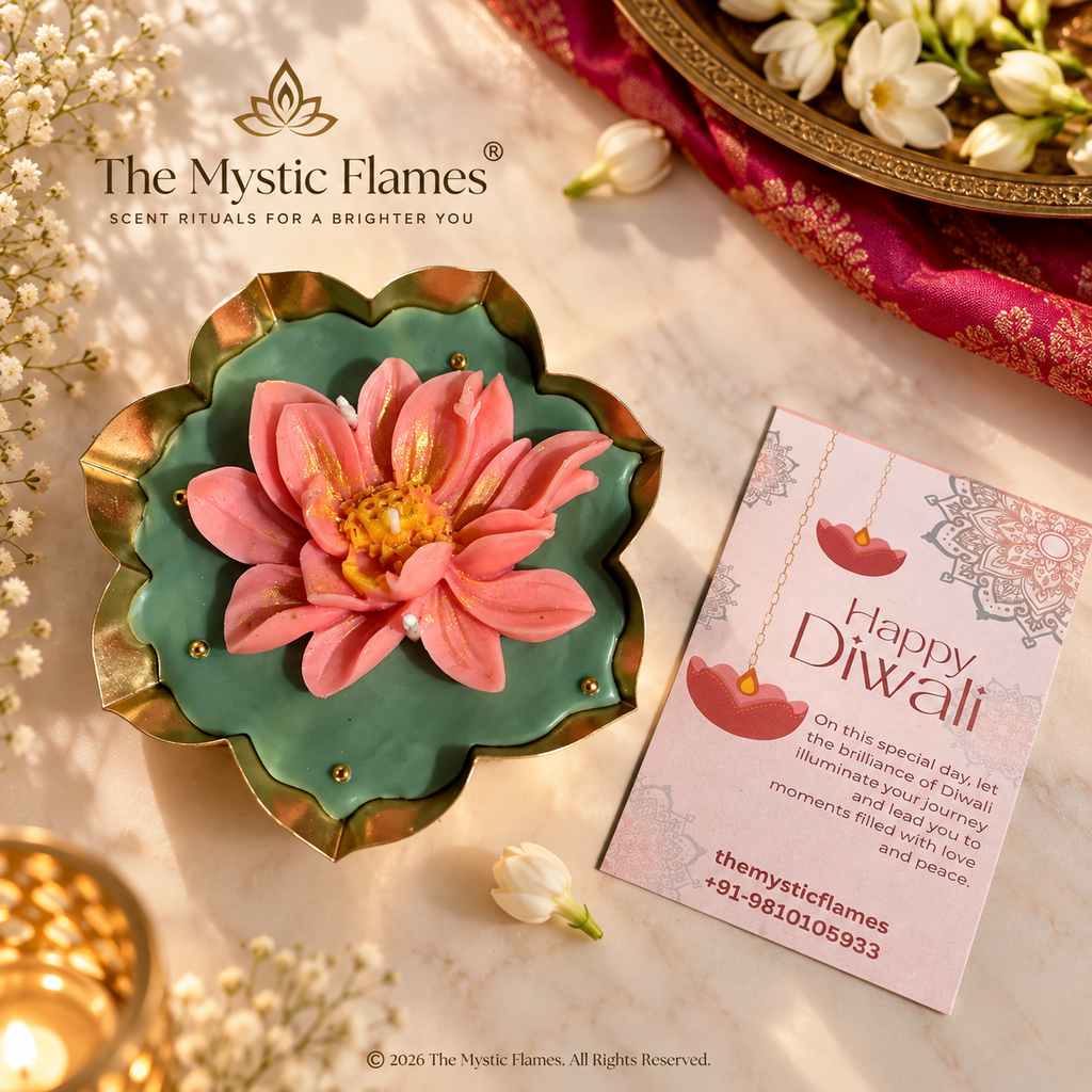Lotus Urli Candle- Set of 2