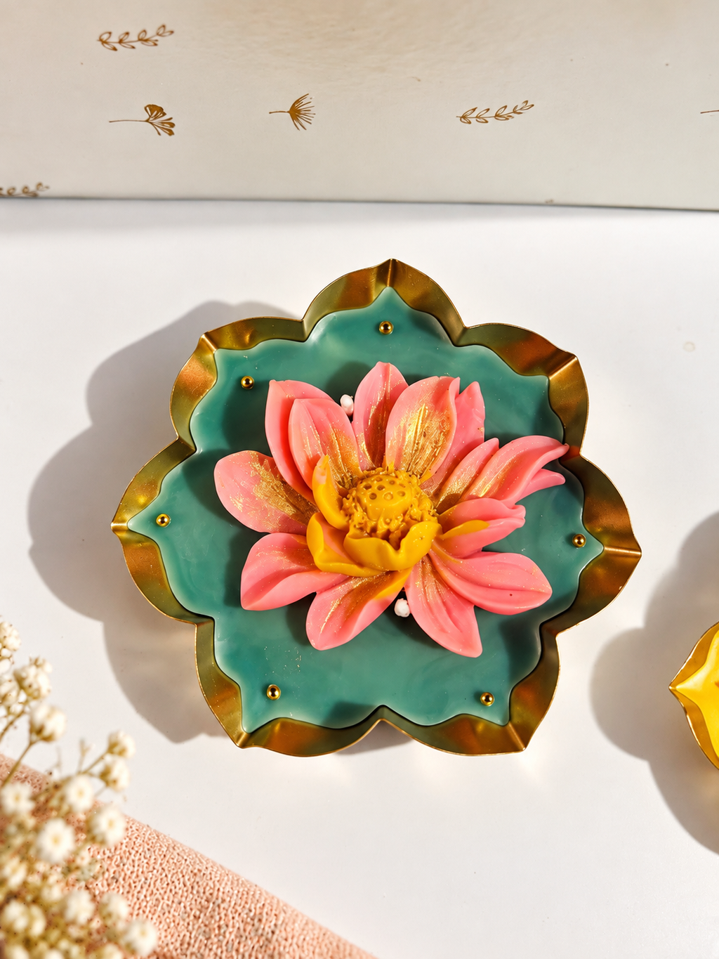 Lotus Urli Candle- Set of 2