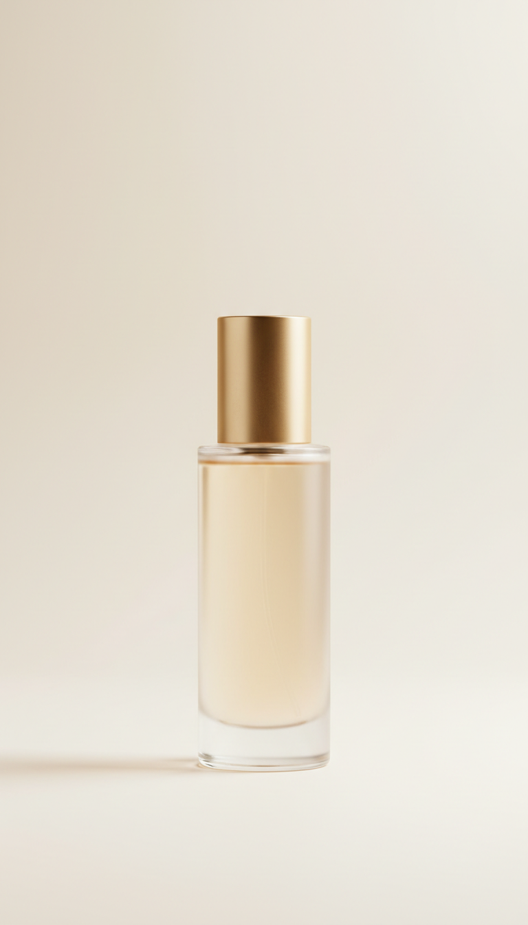 Champagne Mist Perfume with Brushed Gold Cap