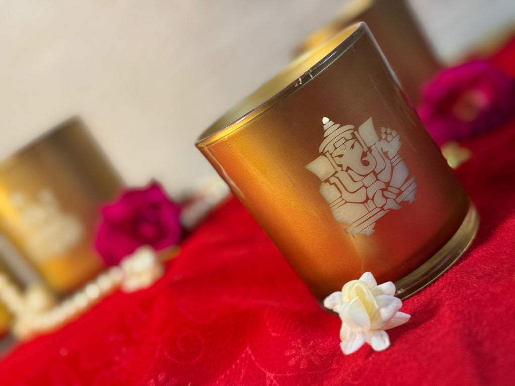 Lakshmiji & Ganesha Candle · Diwali Gift Set of 2