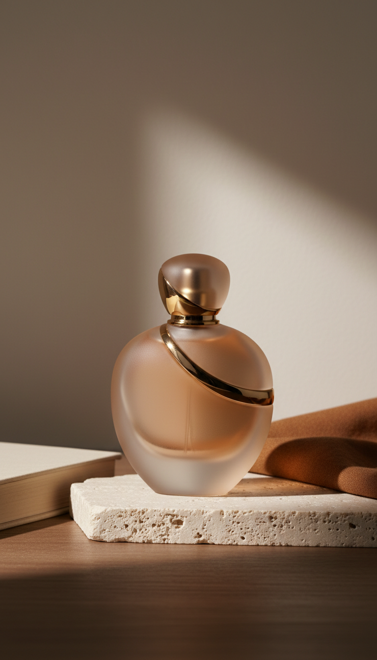 Dusk Champagne Sculpted Perfume Bottle